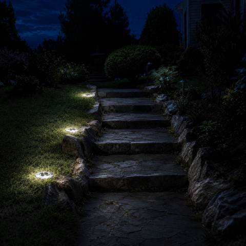 SolarGlow™ – Solarna Lampa LED do Oświetlenia Ogrodu i Ścieżek
