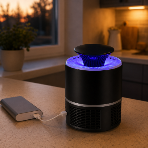 MosquiSilent Pro™ – Cicha Lampa UV na Komary i Owady